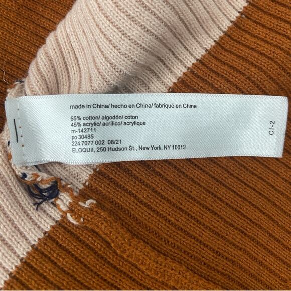 Eloquii Elements Women's Plus Size‎ Striped Cardigan Sweater Dress 22/24 - Picture 5 of 7